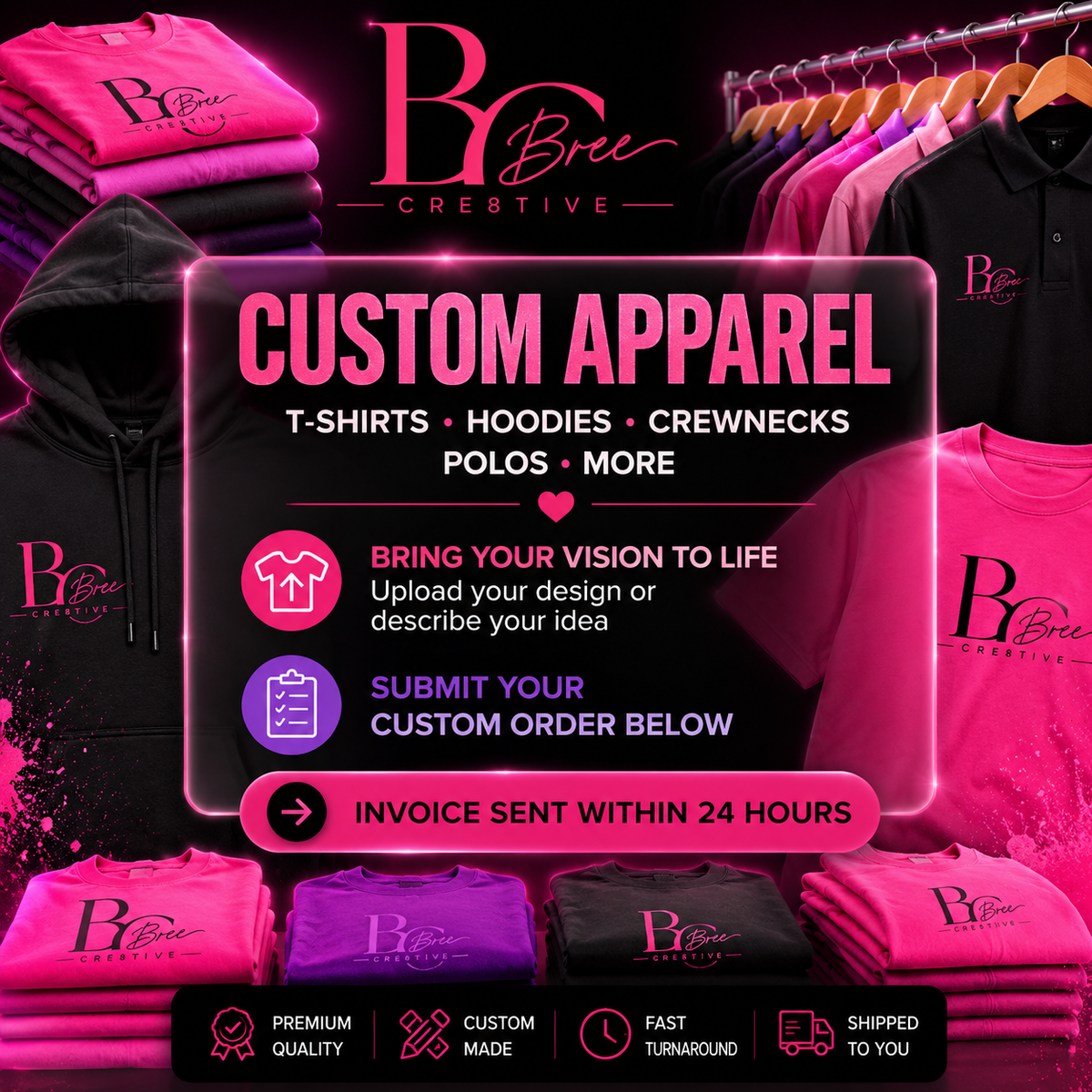 Custom Apparel | Start Your Inquiry