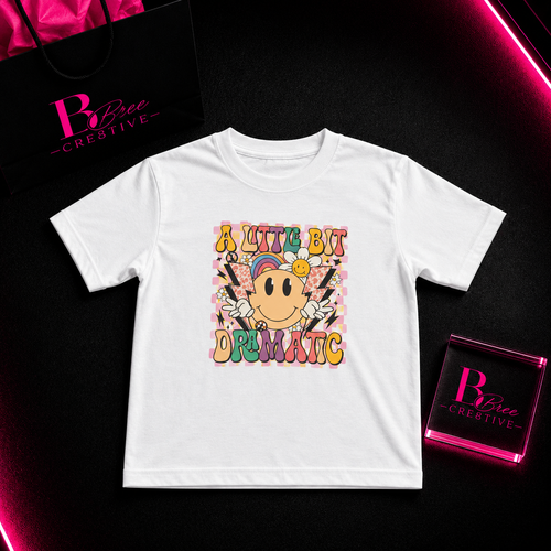 A Little Bit Dramatic Kids Graphic T-Shirt