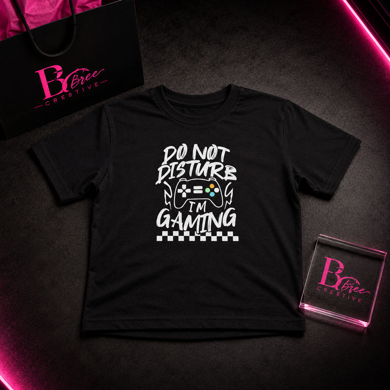 Do Not Disturb I'm Gaming Kids Graphic T-Shirt