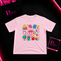 Cute Girls School Supplies Kids Graphic T-Shirt