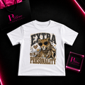 Extra Is My Personality Leopard Kids Graphic T-Shirt