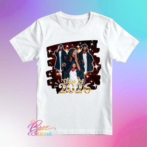 Class of 2026 Luxe Graduation T-Shirt