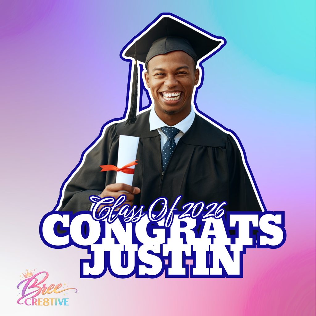 Congrats Graduate Outlined T-Shirt